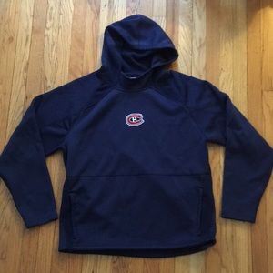 Men’s Large NHL CCM Reebok navy hoodie